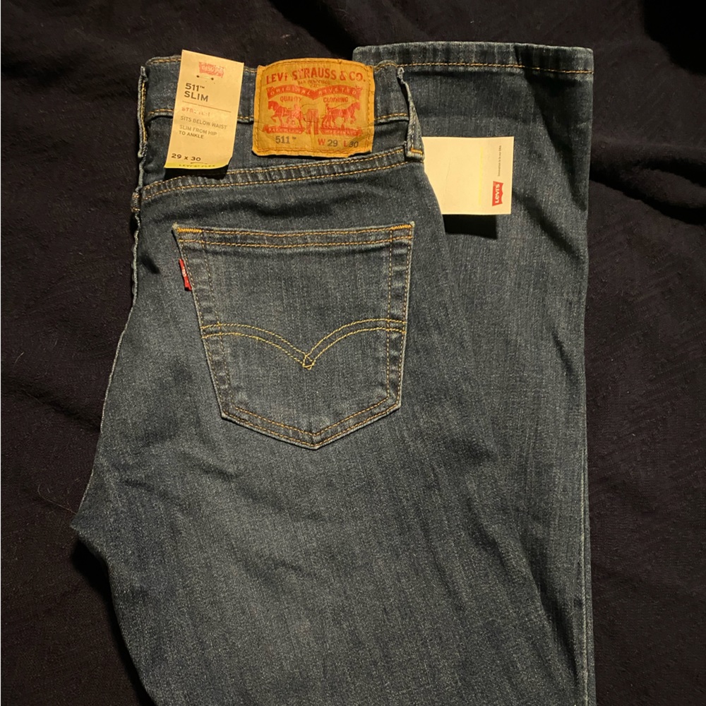 Levi's Premium 511 Slim Fit Jeans W/ Flex Stretch Men's 29X30 NWT RT$69